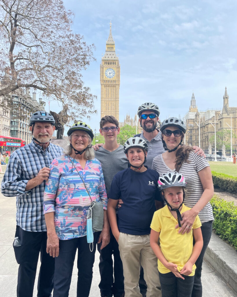 Big Ben, city bike tours for families