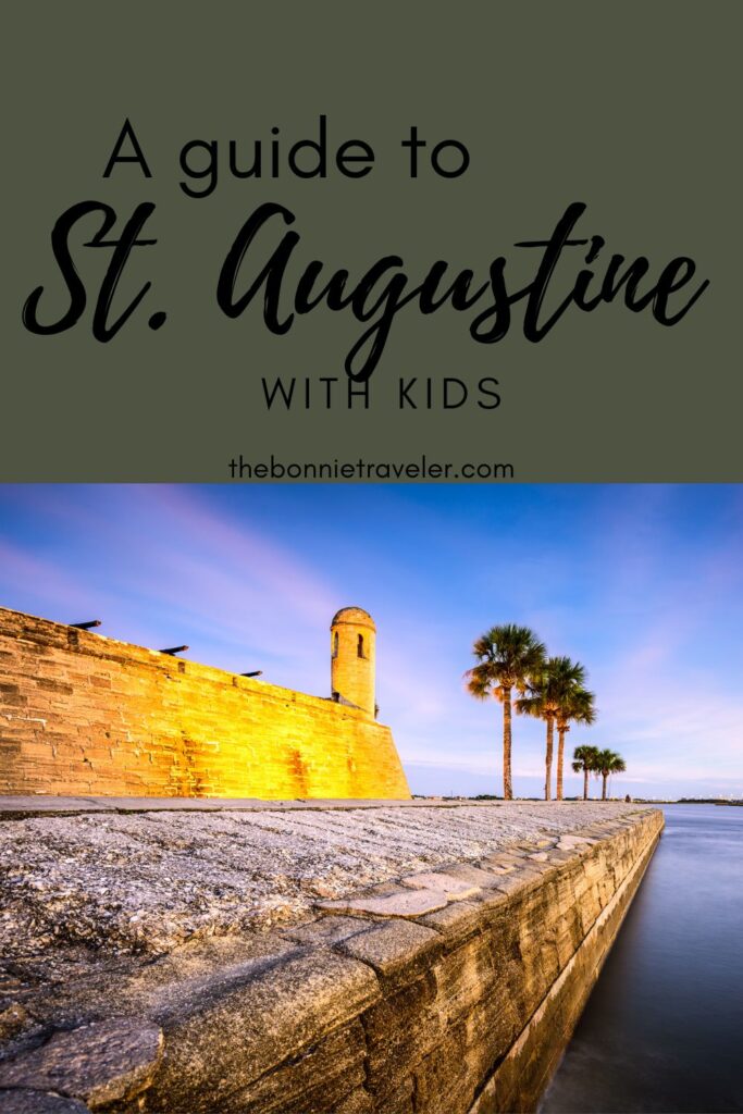 St Augustine with kids, Pin, fort