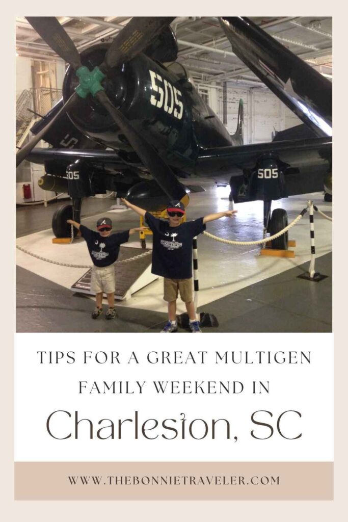 Multigenerational Family Weekend in Charleston Sc, kids and jet