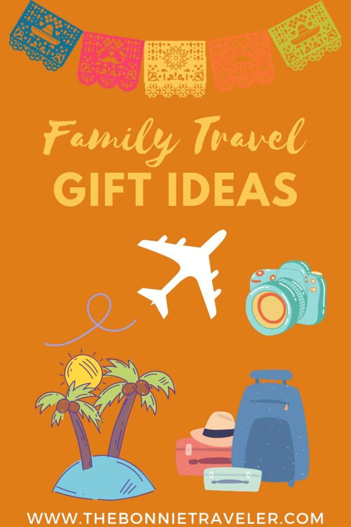 Family Travel Gift Idea Guide Pin, orange