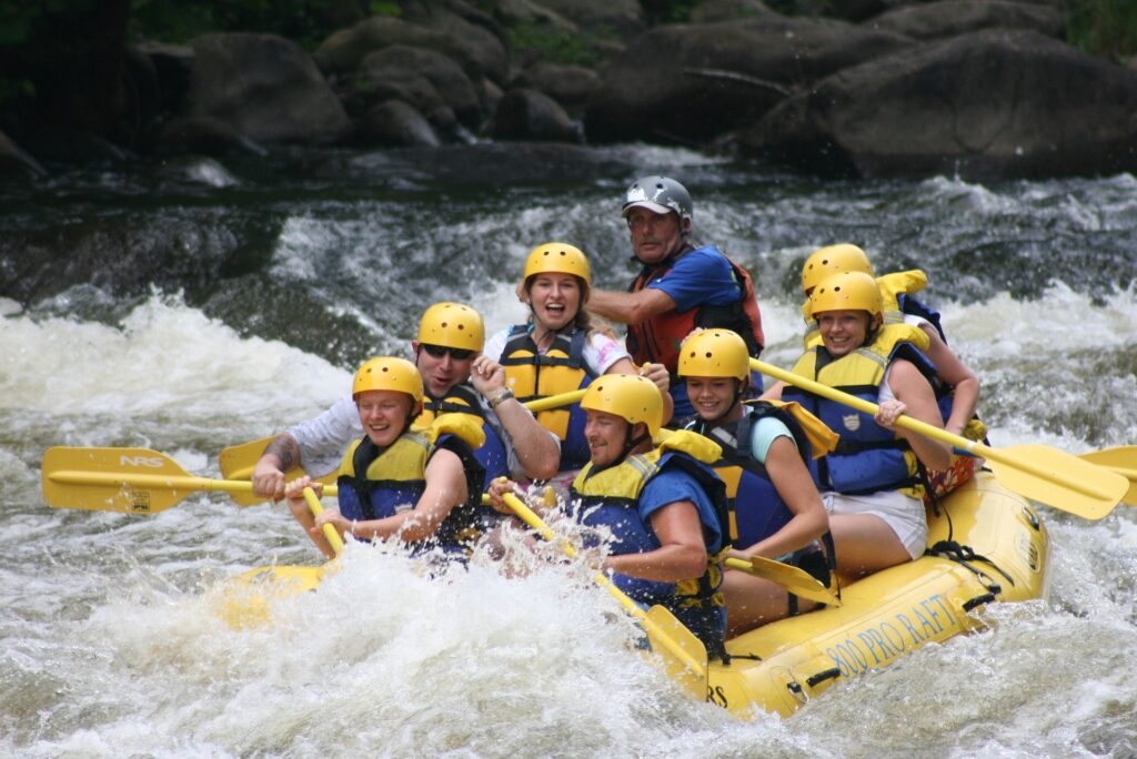 family travel gift ideas, whitewater rafting