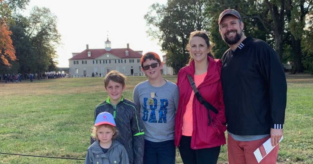 Washington DC family vacation, Mount Vernon