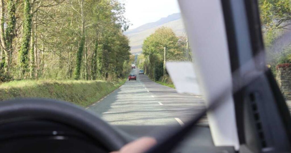 What side of the road do they drive on in Ireland? View of the Road