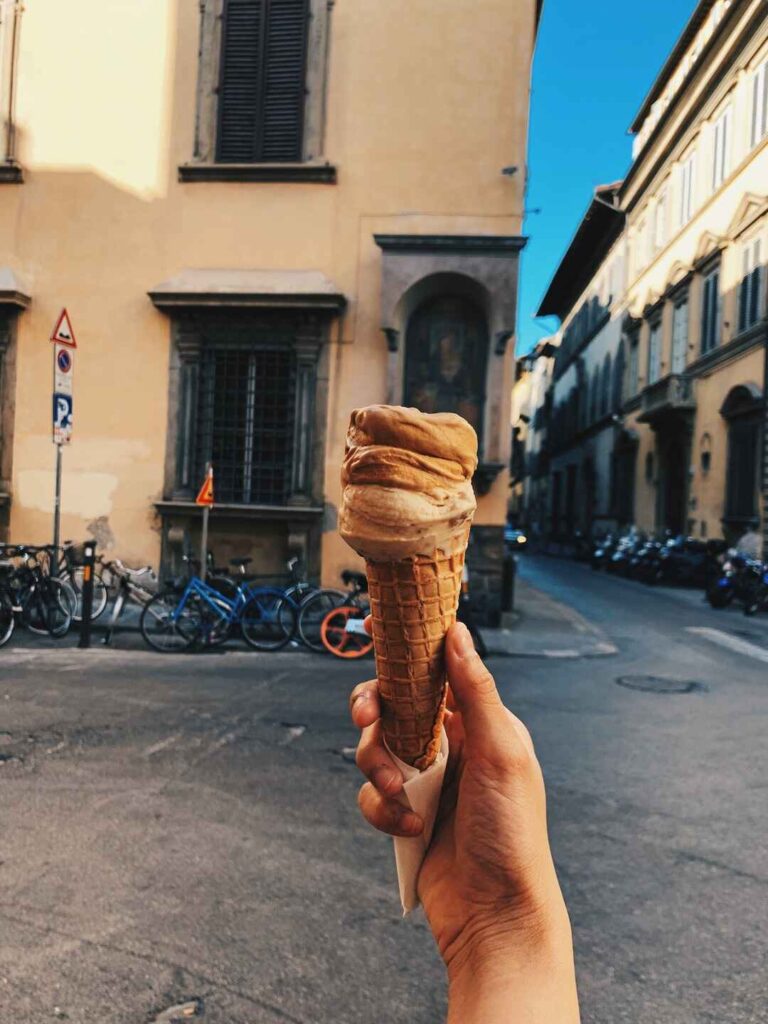 gelato in italy, Florence